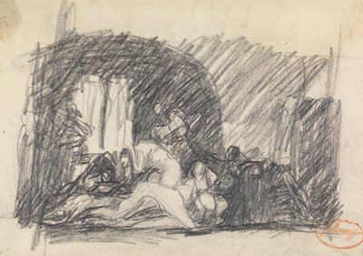 Figure Composition Study 7 by George Romney